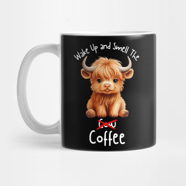 Highland Cow Coffee Mug by VikingHeart Designs